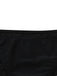 3PCS Nero Bikini con Stampa Vacanze Rete e Copricostume