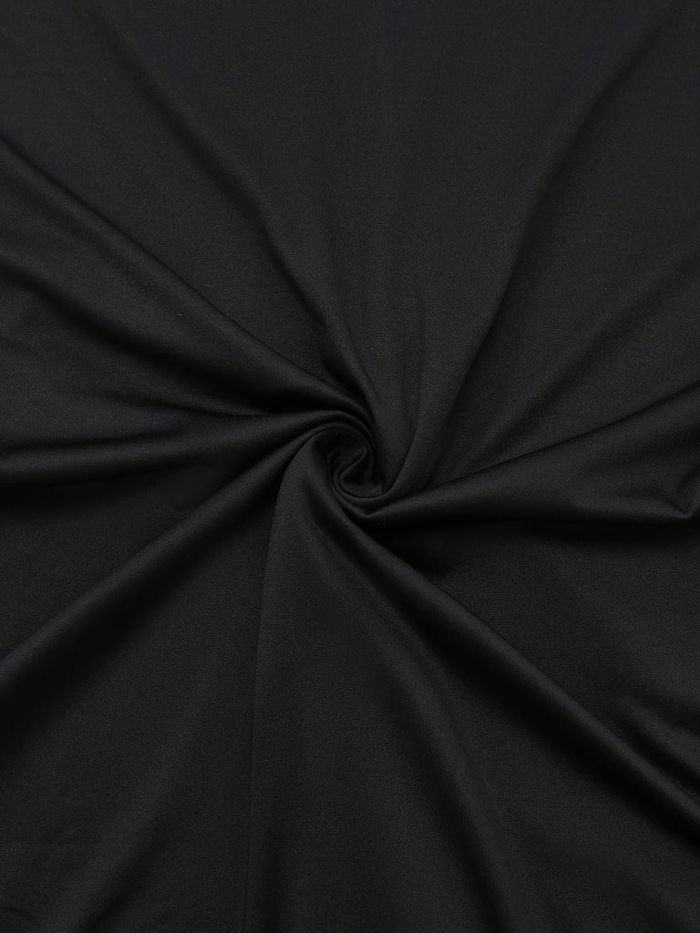 Camicia da notte a farfalla schiena scoperta nero anni '50