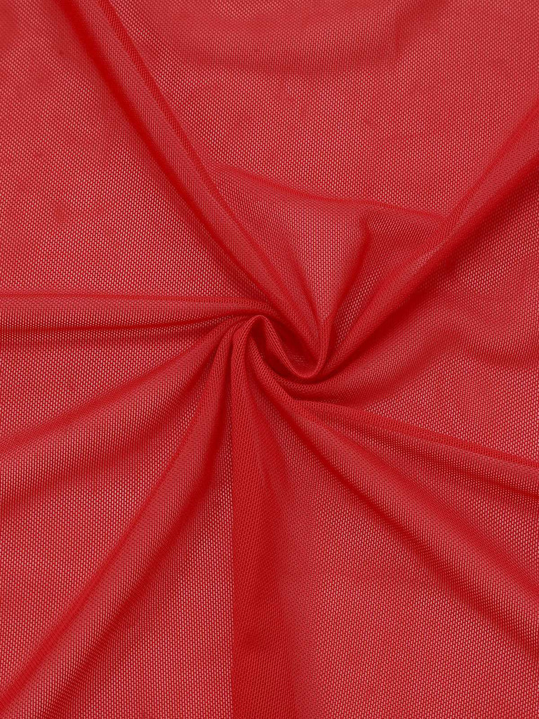 Completo intimo babydoll con pon pon rosso anni '70