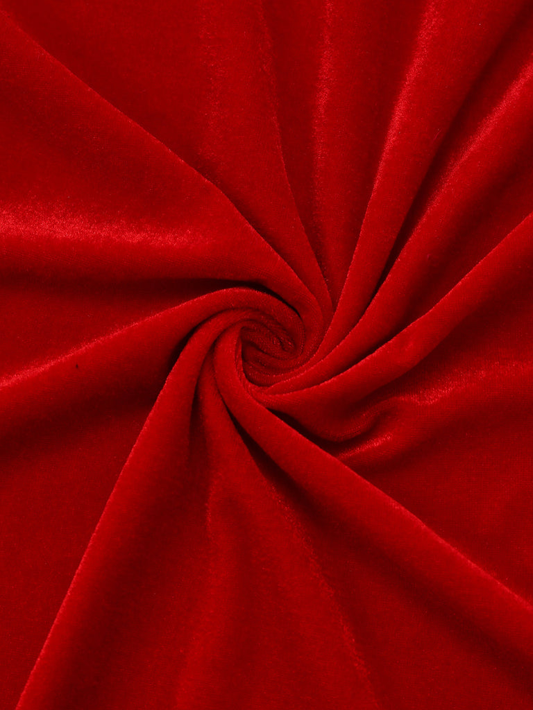 Mini abito a forma di fragola rosso anni '80