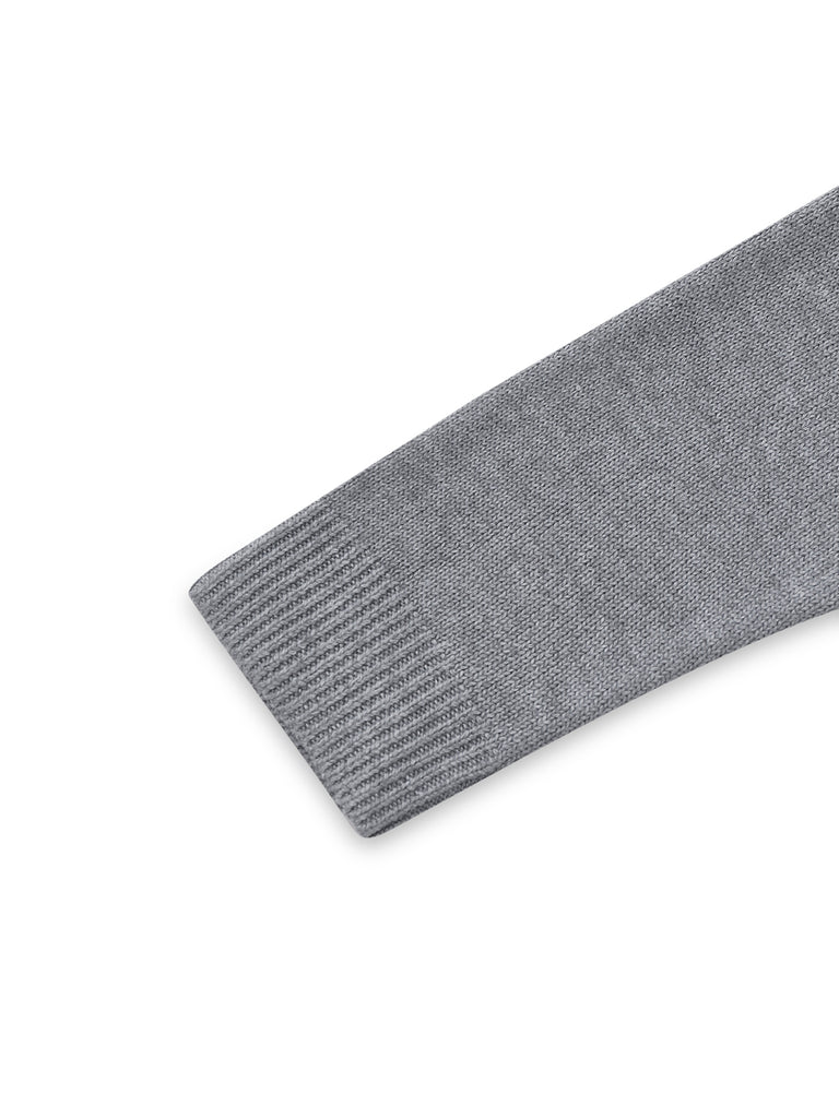 2PCS Maglione a collo alto a maglia e gonna plissettata anni '60