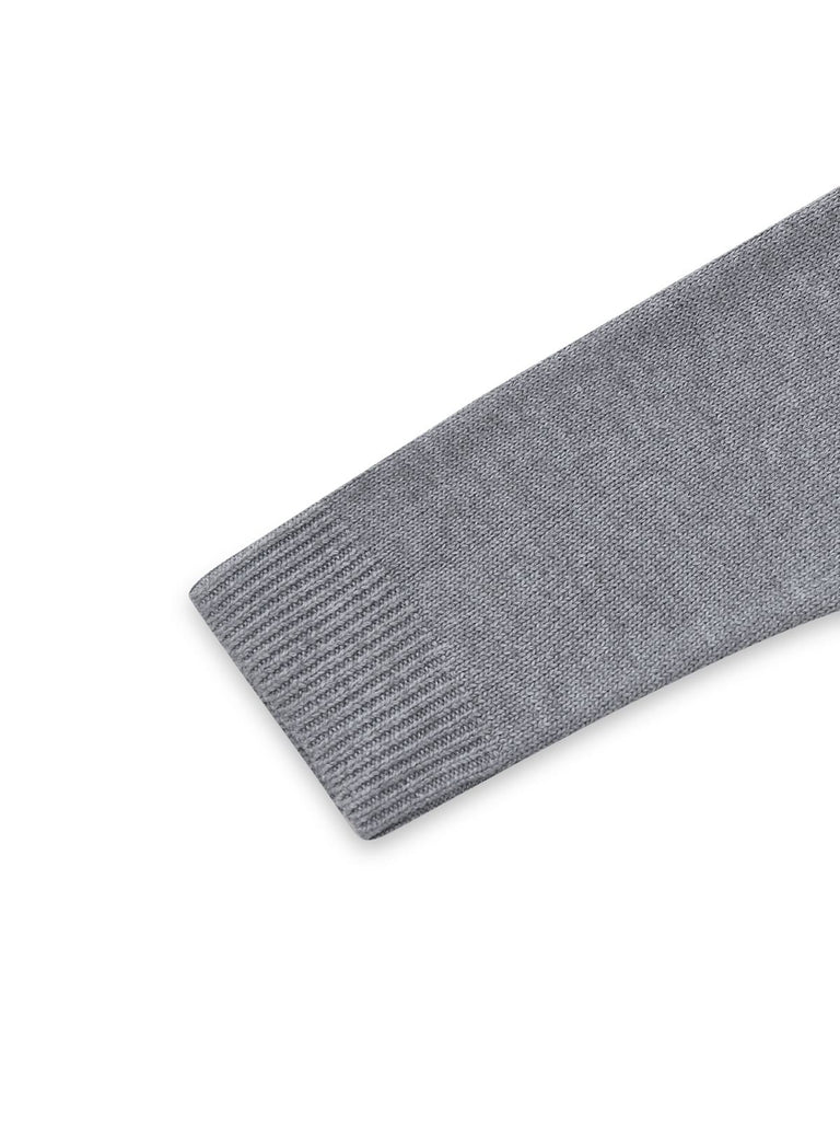 2PCS Maglione a collo alto a maglia e gonna plissettata anni '60