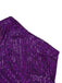 Tuta lunga monospalla con paillettes viola anni '70