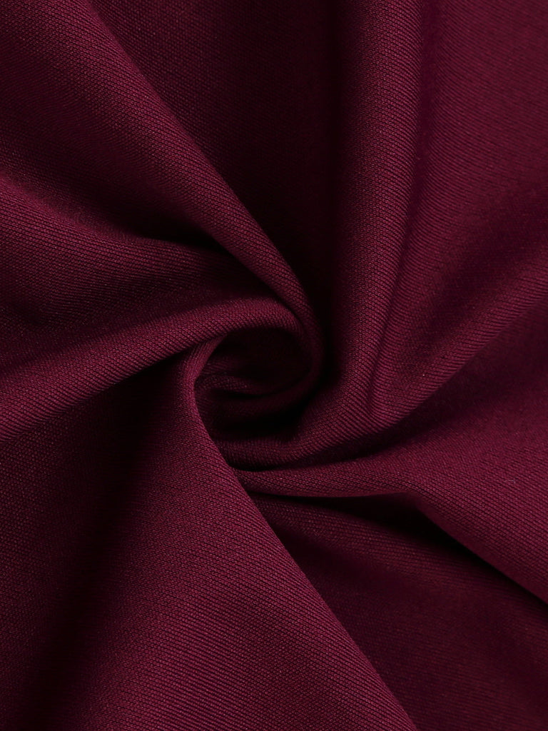 Abito a maniche a campana plissettato con spalle scoperte anni '30