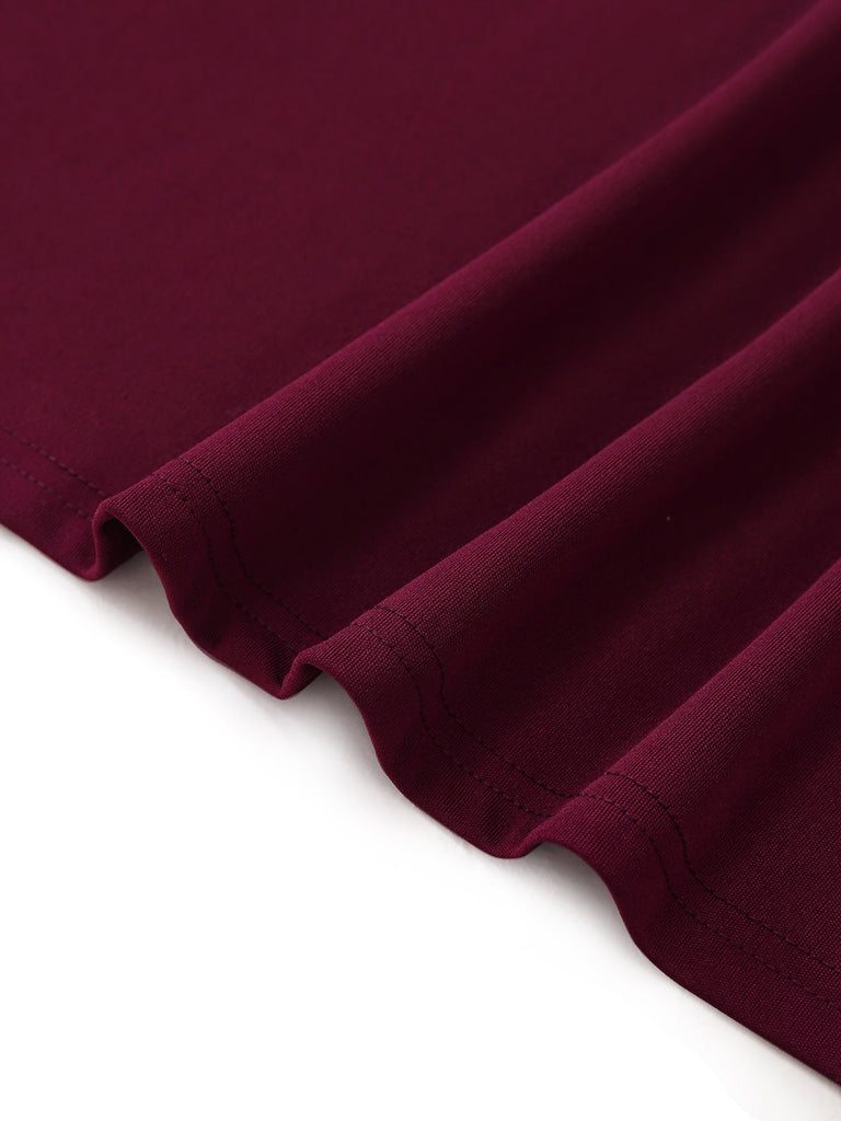 Abito a maniche a campana plissettato con spalle scoperte anni '30