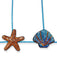 Set Bikini Blu Shell & con Stella Marina Anni '70 4