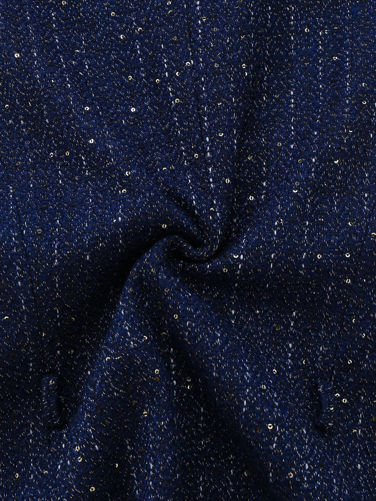 Gilet con cintura e bottoni in tweed anni '60