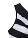 Costume da Bagno One-Shoulder Zebra con Stampa con Cut-Out Anni '60 3
