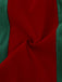 Completo di abiti natalizi in peluche rosso e verde anni '60