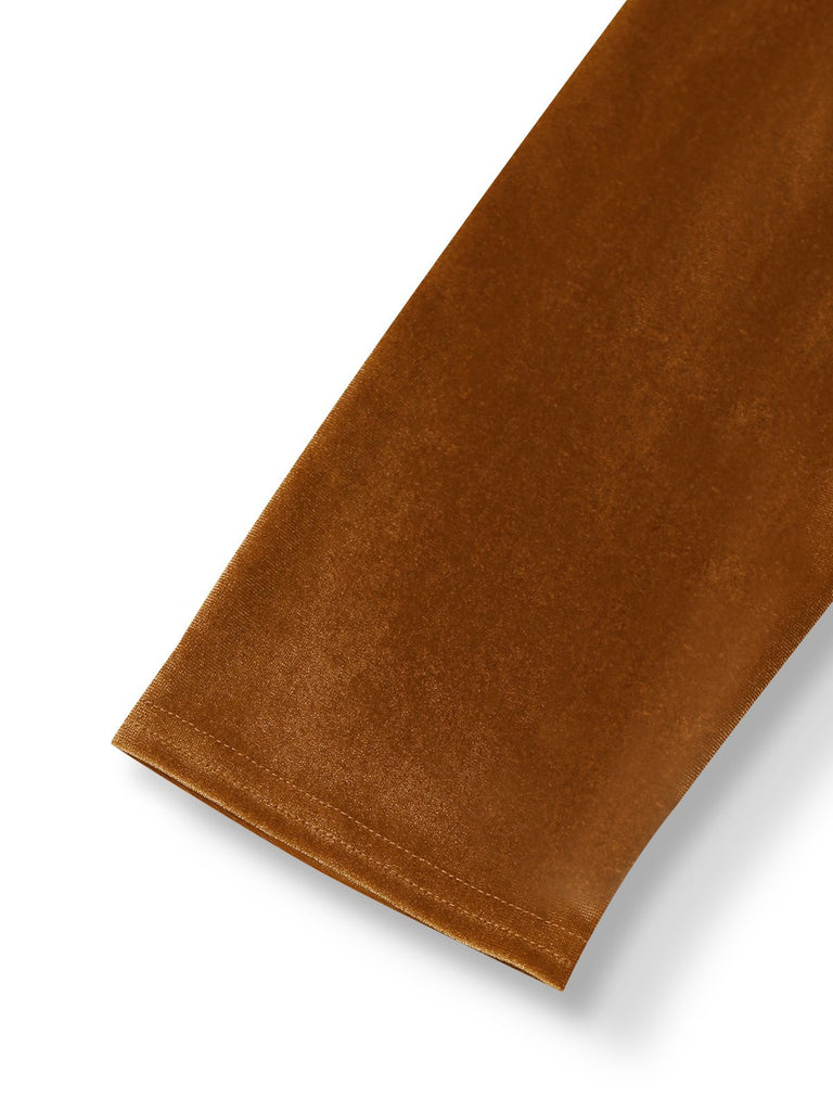 Abito con maniche a 3/4 e revers abbottonati anni '30