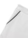 2PCS Top bianco senza maniche con revers e pantaloncini anni '60