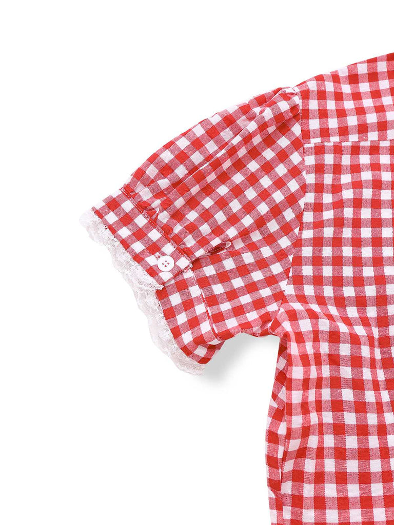 2PCS Costume Oktoberfest con camicetta e pantaloncini anni '60