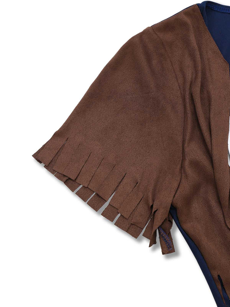 Costume da cowgirl western con frusta anni '40
