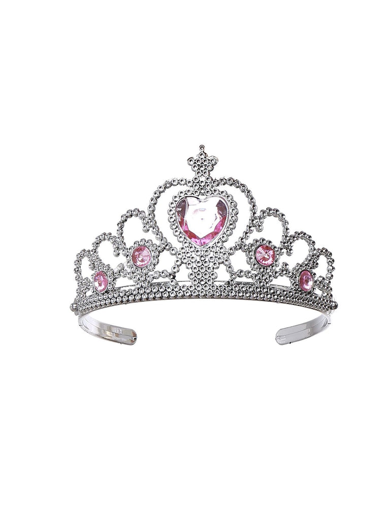 Abito stile principessa in tulle con spalle scoperte rosa anni '40