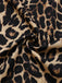 Tuta lunga leopardata senza maniche con cintura anni '70