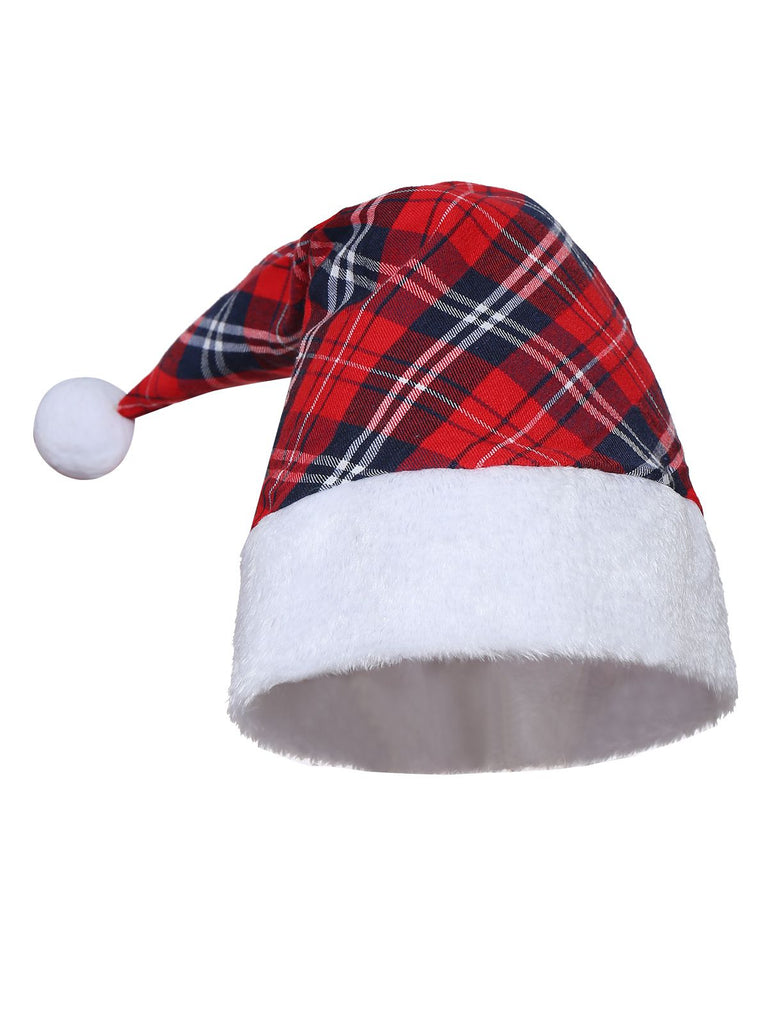 Completo abito patchwork senza spalline a quadri rosso anni '60