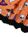 Pigiama in pizzo patchwork con stampa Halloween anni '60
