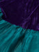 Costume da principessa sirena Ariel con corona anni '50