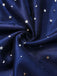 Abito in tulle da strega stellata Halloween blu anni '70