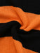 Maglione a maglia con pipistrello Halloween arancione anni '50