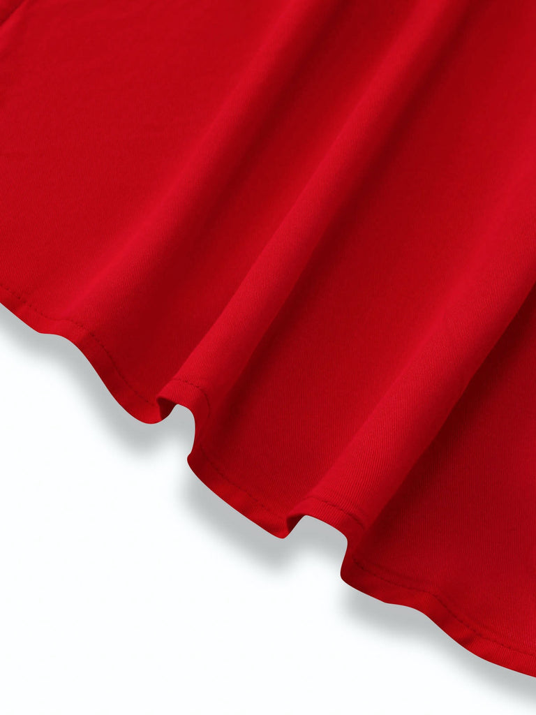 Abito sottoveste senza maniche con vita arricciata anni '50