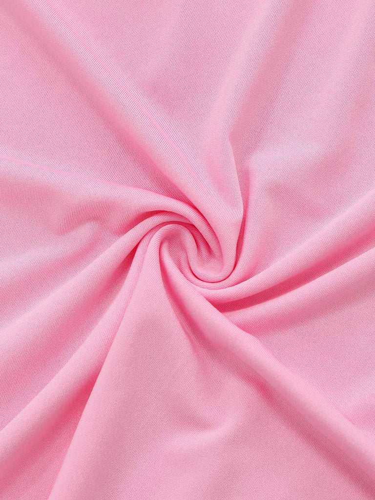 Camicia da notte con fiocco in pizzo e spalline sottili anni '40