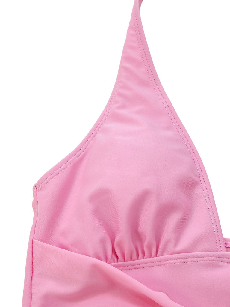 2PCS Costumi intero con stella marina e copricostume anni '40