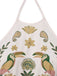 Tuta lunga boho floreale patchwork con lacci bianco anni '70