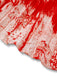 Abito con stampa sangue horror Halloween rosso anni '50