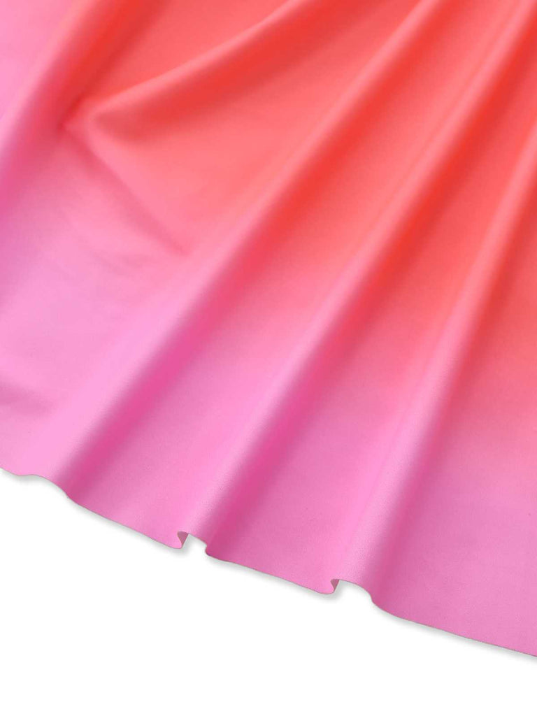 Costumi intero con stampa sfumata e spalline sottili anni '30