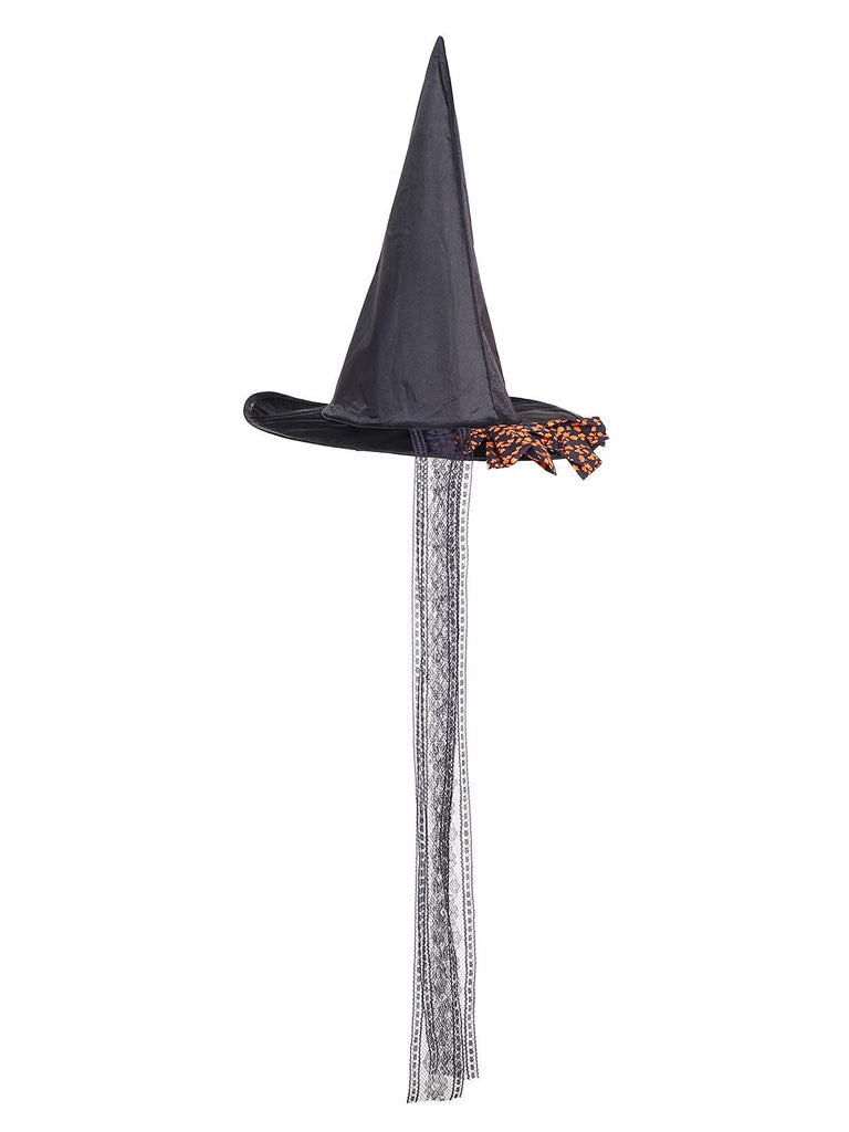 Abito arancione con ragnatela e zucca Halloween anni '60