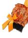 Abito arancione con ragnatela e zucca Halloween anni '60