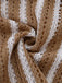 [Pre-Vendita] Set Tankini in Crochet a Righe con Ornamenti Conchiglie e Stella di Mare 3D Kaki Anni '50 7