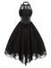 Abito in pizzo gotico steampunk di Halloween anni '80