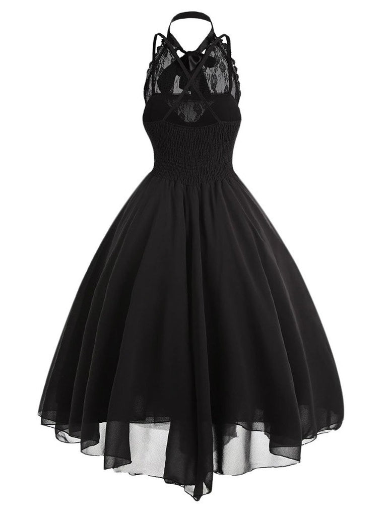 Abito in pizzo gotico steampunk di Halloween anni '80