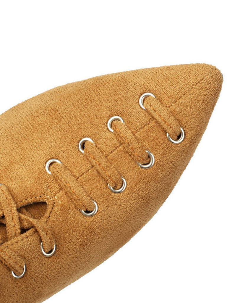 Light-Brown-Vintage-Faux-Suede-Pointed-Toe-High-Heels-Toe-Detail