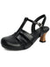 Mary Jane Cutout Ankle T-Strap Chunky Heels, vintage shoes, retro heels - perfect for women who love vintage and retro fashion
