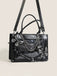 Borsa a mano con catene a forma di ragno e farfalla gotica