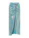 Copricostume perline luccicanti blu anni '30
