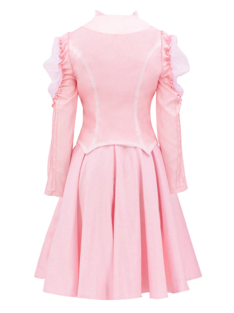 Set di costumi Glinda ispirato a Wicked rosa anni '60