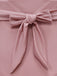 Rosa Costume da Bagno con Allacciatura al Collo Anello in Metallo e Incrocio Anni '40 7