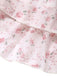 [Pre-Vendita] Set Bikini in Voile con Schiena Scoperta e Volant a Fiorellini Rosa Anni '50 6