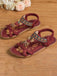 Sandali Bohémien Butterfly Heart con Perline con Strass Flat 9