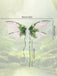 Ali da Fata Rosa Leaf Decoration 3D Flowers Costume 3