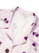 Abito con risvolto Petunia viola anni '40