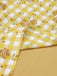 Abito raglan a rosé plaid giallo anni '50