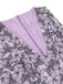 [Prevendita] Abito farfalla con scollo a V senza maniche viola anni '30