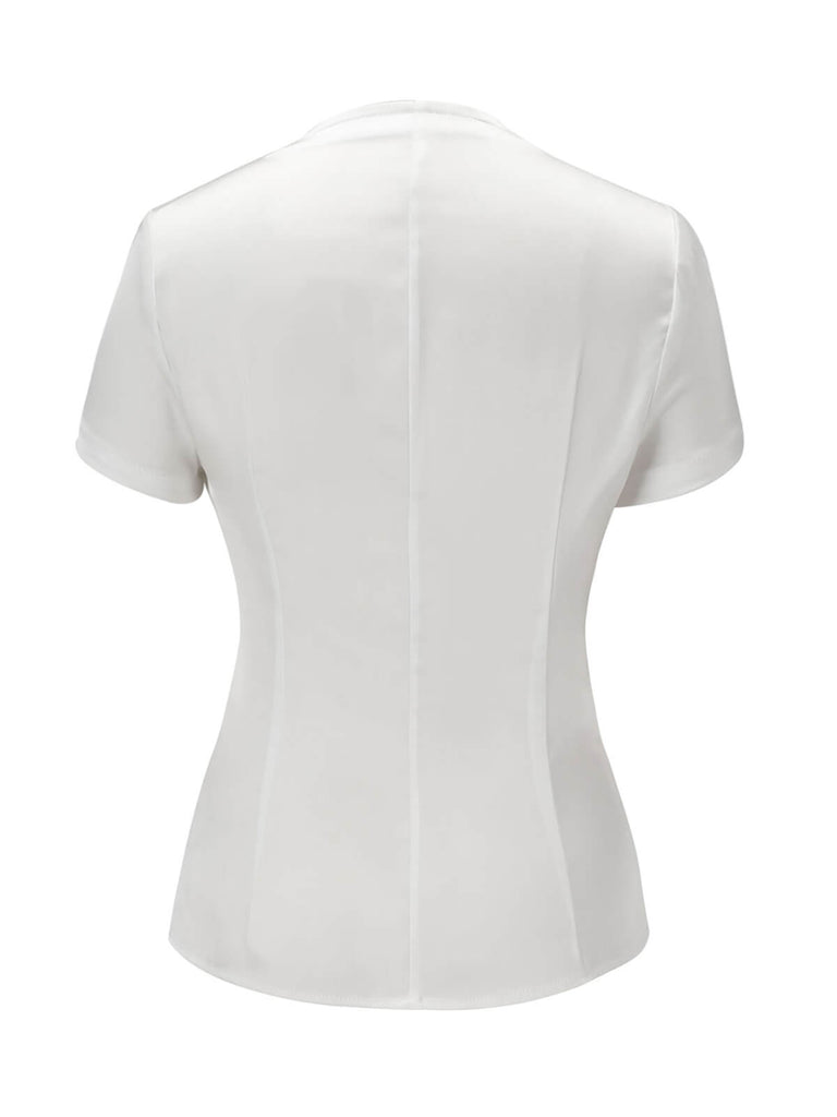 [Prevendita] Camicetta con bottoni bianco anni '50