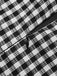Abito a tubino plaid a quadretti in acetato nero anni '60