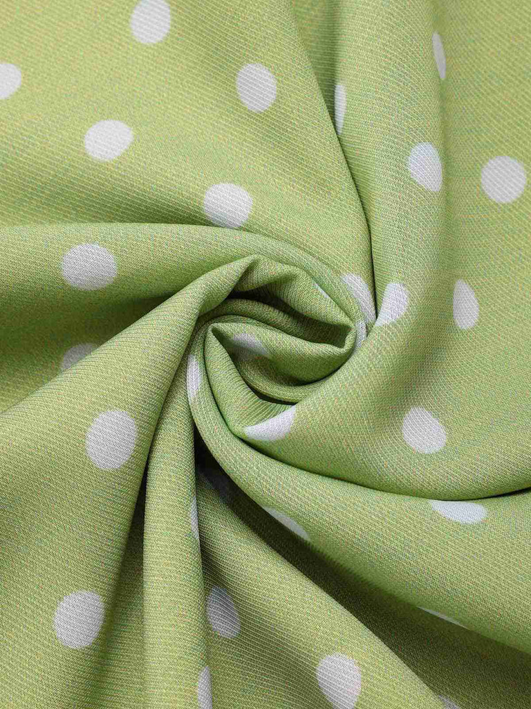 [Prevendita] Abito a pois senza schienale verde anni '40